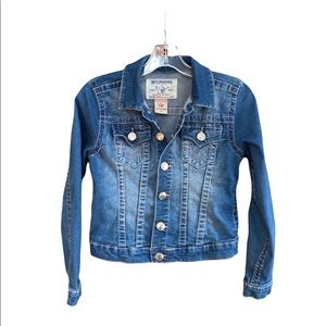 True Religion girl jean jacket. Size M kids .